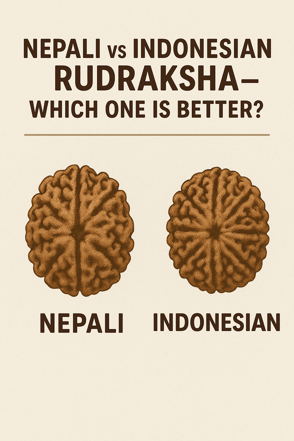 Nepali vs Indonesian Rudraksha – Which One Is Better?